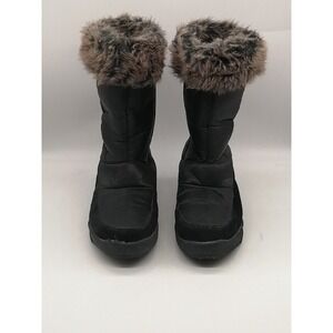 Tamarack Boots Womens Black 10 Waterproof Thinsulate Winter Shoe Zip 56331-2
